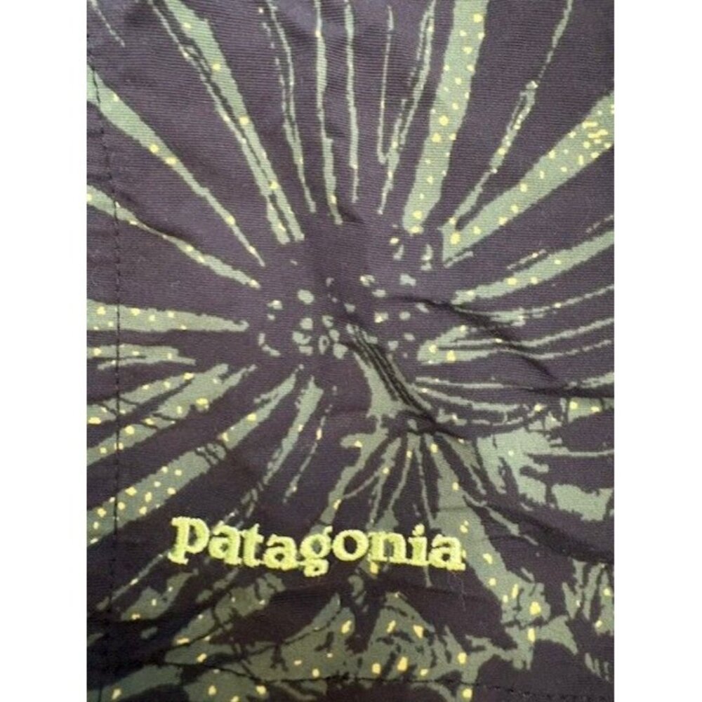 Patagonia Black & Green Swim Trunks - Picture 3 of 4
